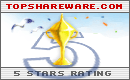 5 
                        star rating at TopShareware.com